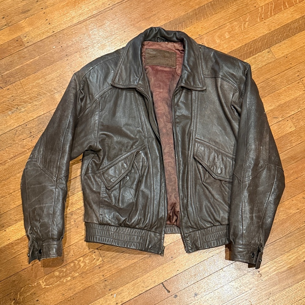 Men’s leather jacket